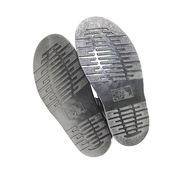 Dr. Martens Laketen Silver Leather Platform Chunky Convertible Sling Back Clog - Picture 10 of 10